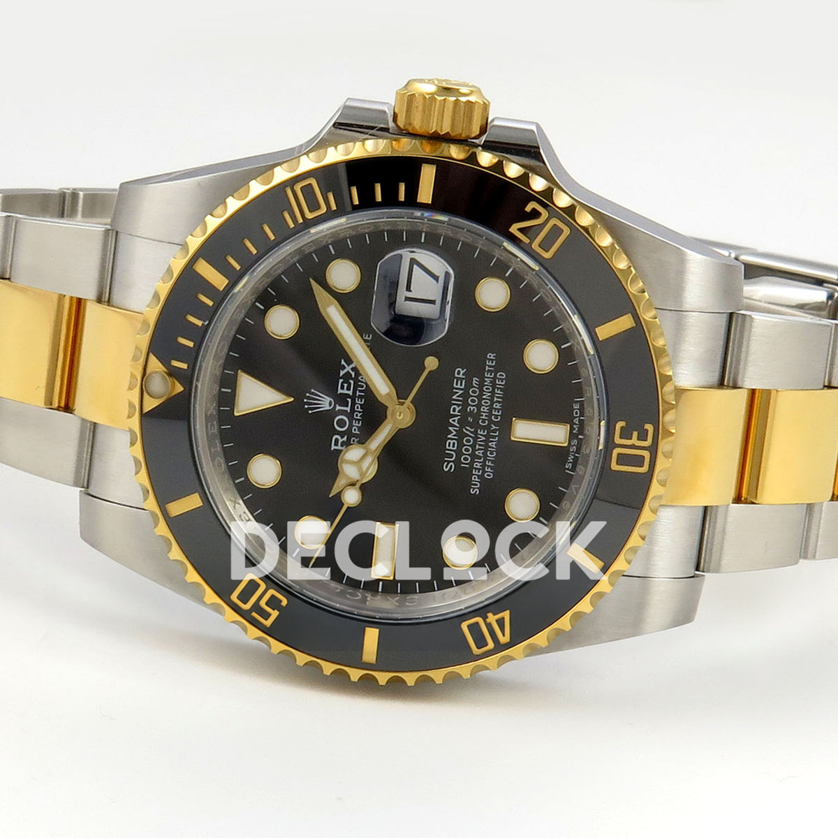Rolex Submariner 40mm 116613LN VF Two-Tone Black Dial DD3135 replica - full watch right