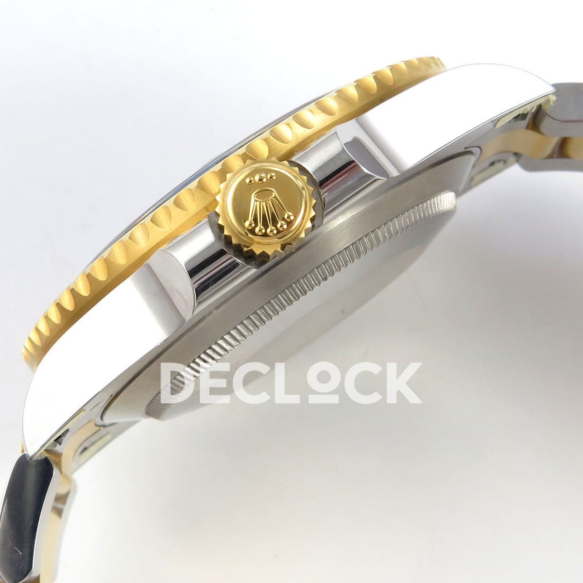 Rolex Submariner 40mm 116613LN VF Two-Tone Black Dial DD3135 replica - crown side