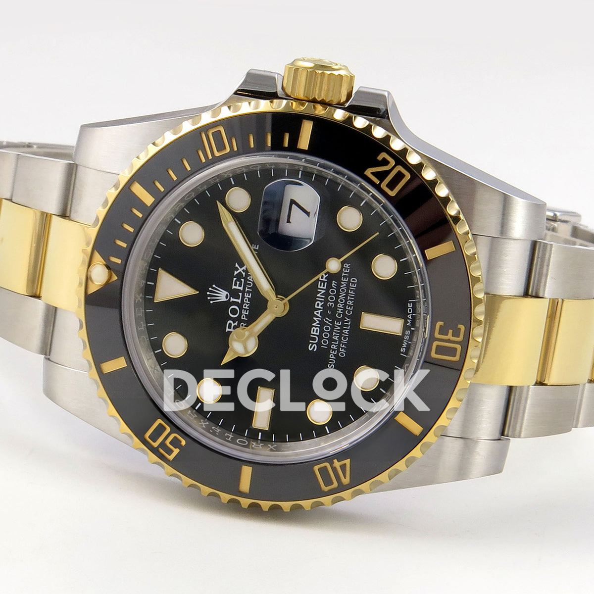 Rolex Submariner 40mm 116613LN WF Two-Tone Black Dial DD3135 replica - full watch right