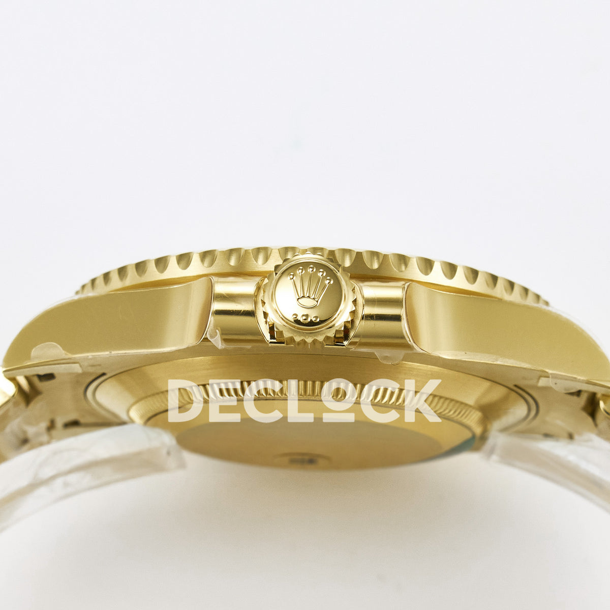 Rolex Submariner 116618LB 40.5mm VSF Yellow Gold Blue Dial VS3135 replica - crown profile