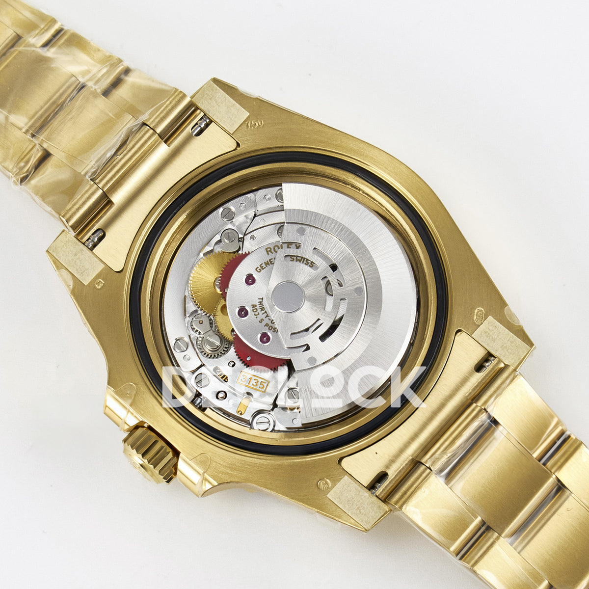 Rolex Submariner 116618LB 40.5mm VSF Yellow Gold Blue Dial VS3135 replica - movement angle