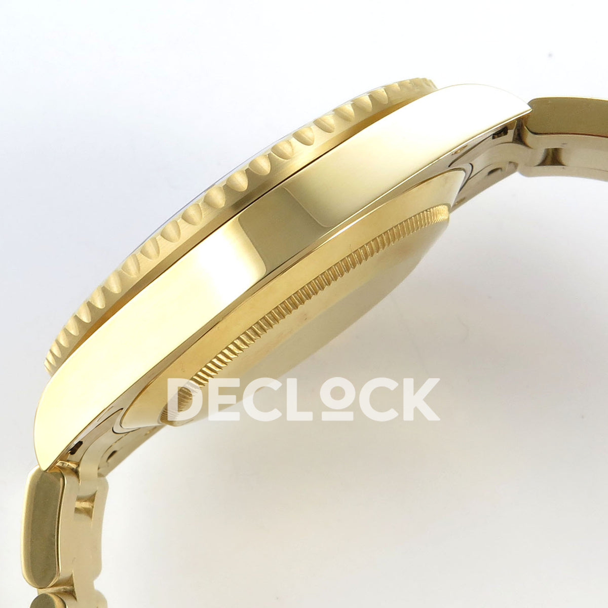 Rolex Submariner 40mm 116618LB VF Yellow Gold Blue Dial DD3135 replica - case side