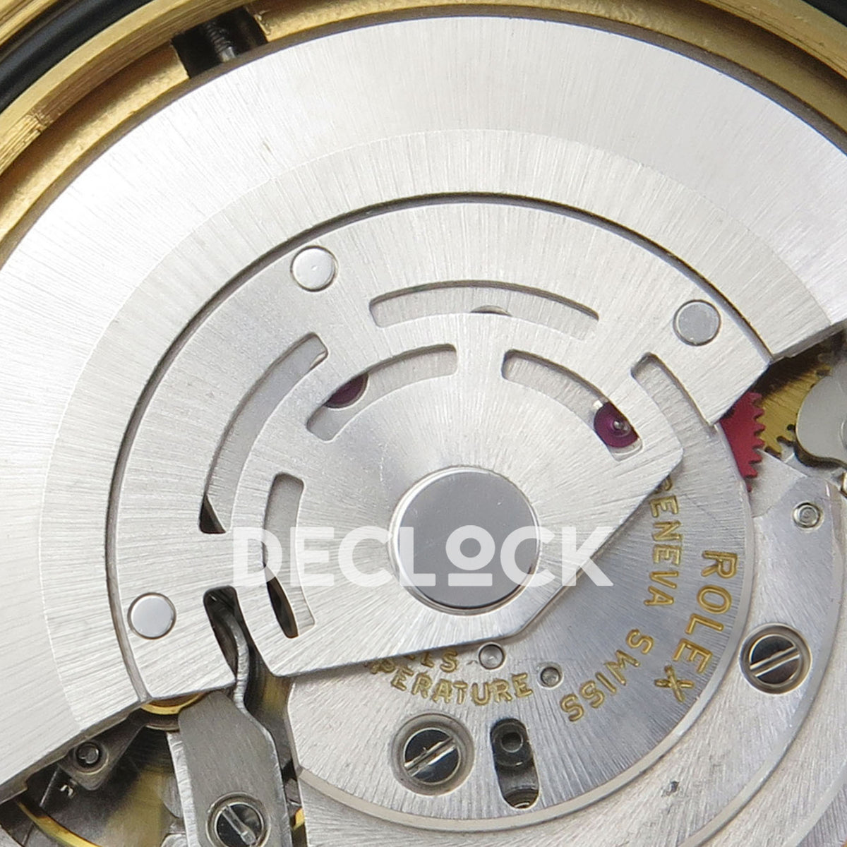 Rolex Submariner 40mm 116618LB VF Yellow Gold Blue Dial DD3135 replica - rotor detail