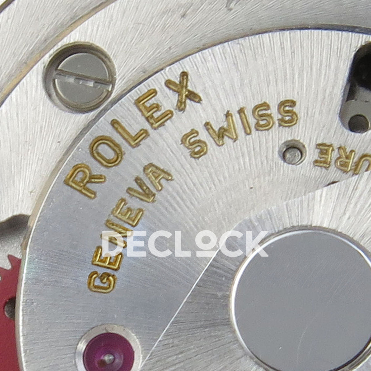 Rolex Submariner 40mm 116618LB VF Yellow Gold Blue Dial DD3135 replica - movement engraving