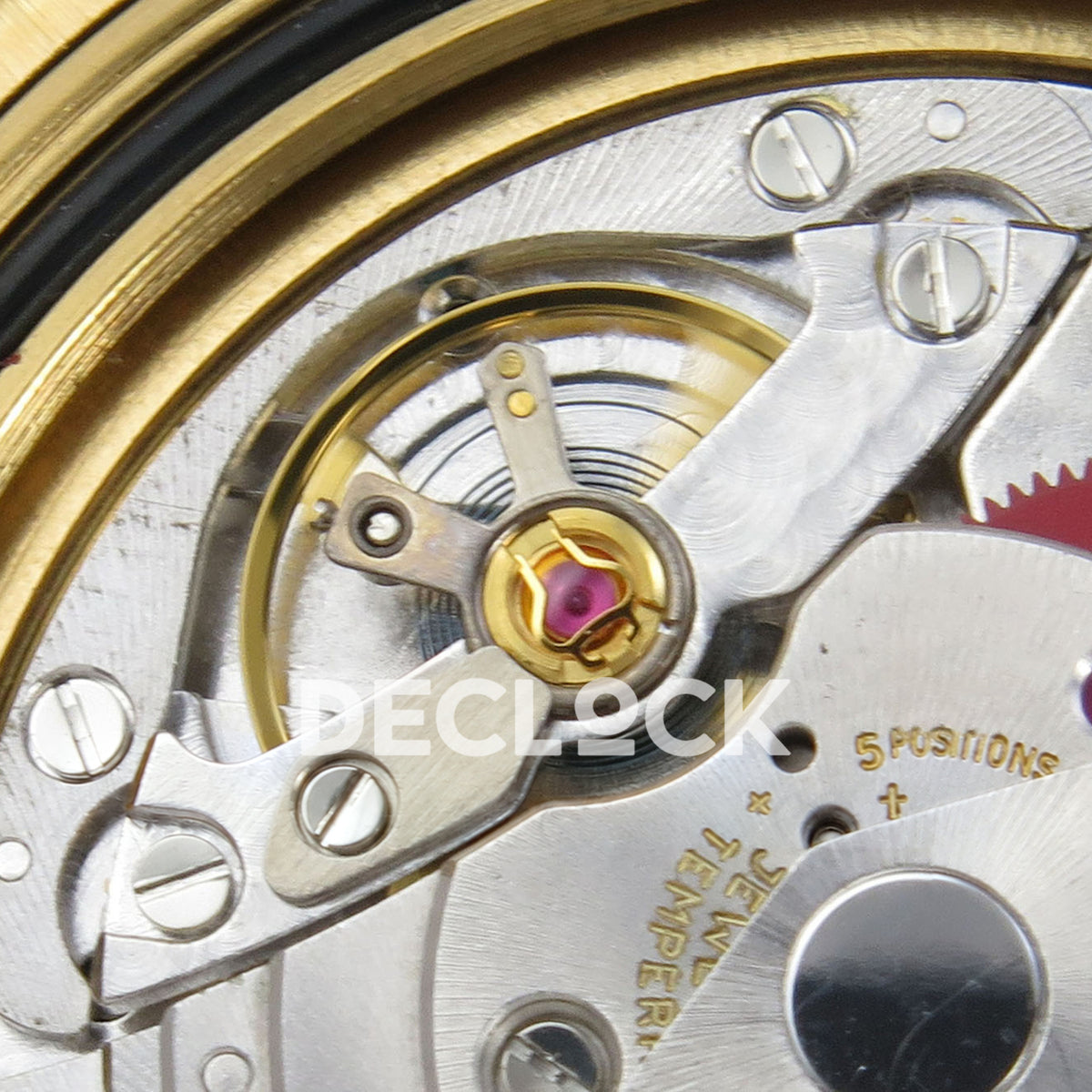 Rolex Submariner 40mm 116618LB VF Yellow Gold Blue Dial DD3135 replica - balance detail