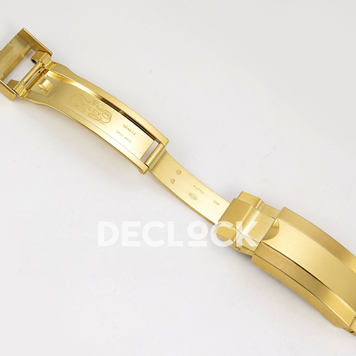 Rolex Submariner 40mm 116618LB WF Blue Dial Yellow Gold DD3135 replica - deployant open