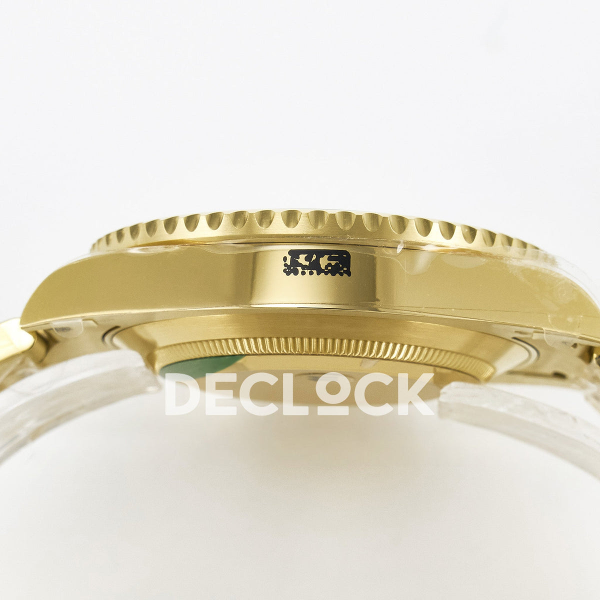 Rolex Submariner 116618LN 40.5mm VSF Yellow Gold Black Dial VS3135 replica - case profile