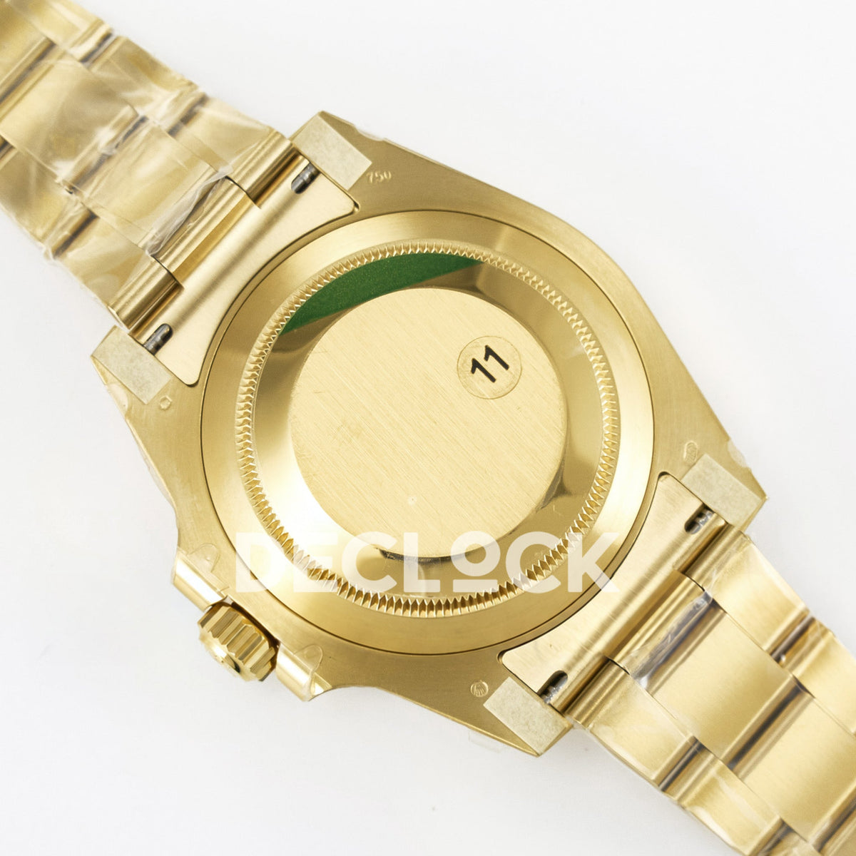Rolex Submariner 116618LN 40.5mm VSF Yellow Gold Black Dial VS3135 replica - caseback