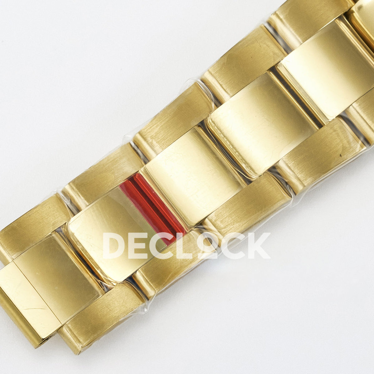 Rolex Submariner 116618LN 40.5mm VSF Yellow Gold Black Dial VS3135 replica - bracelet factory label