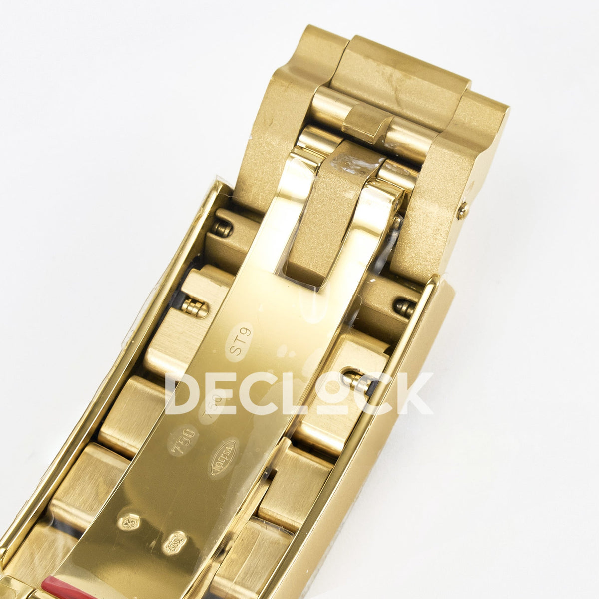 Rolex Submariner 116618LN 40.5mm VSF Yellow Gold Black Dial VS3135 replica - folding clasp macro