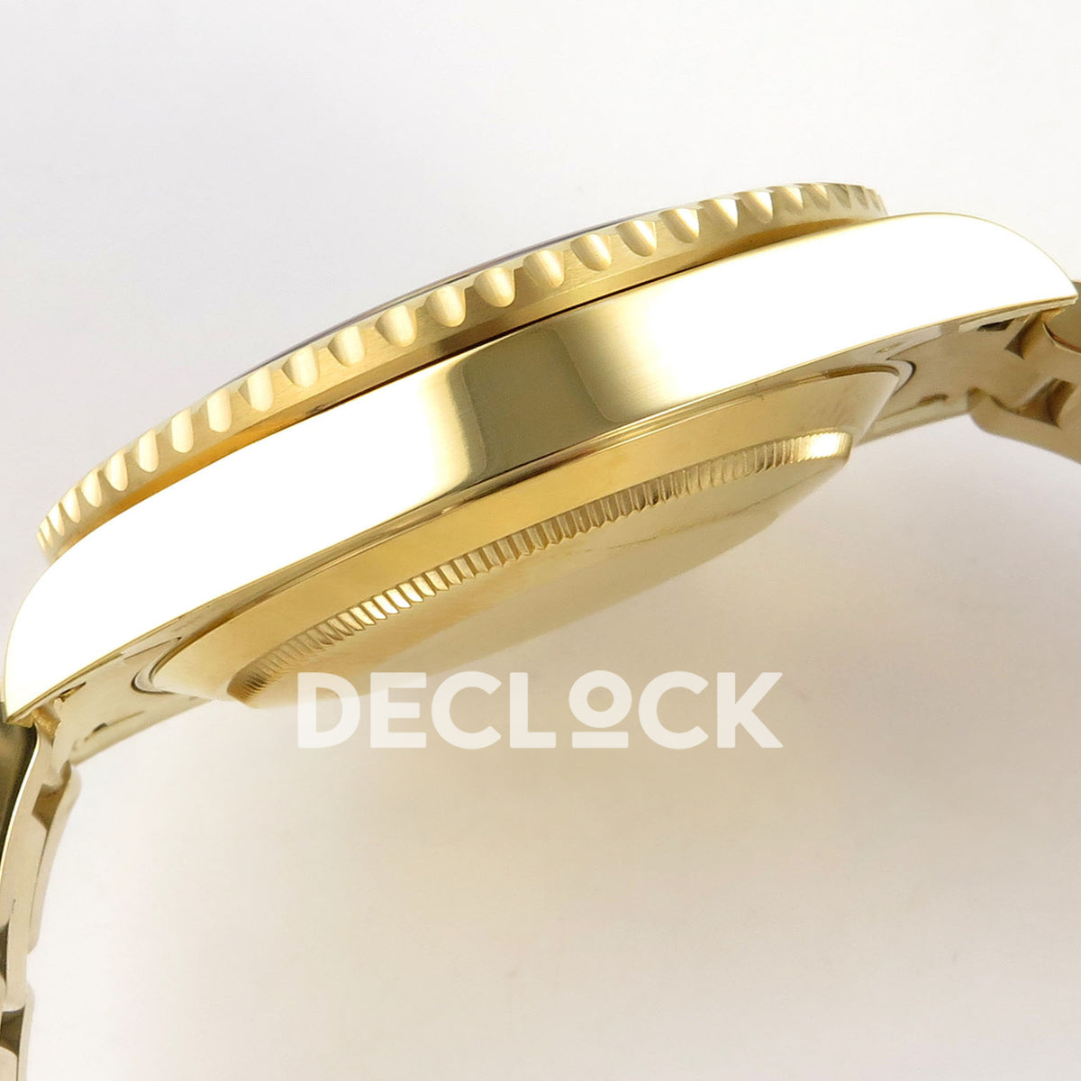 Rolex Submariner 40mm 116618LN WF Black Dial Yellow Gold DD3135 replica - case side