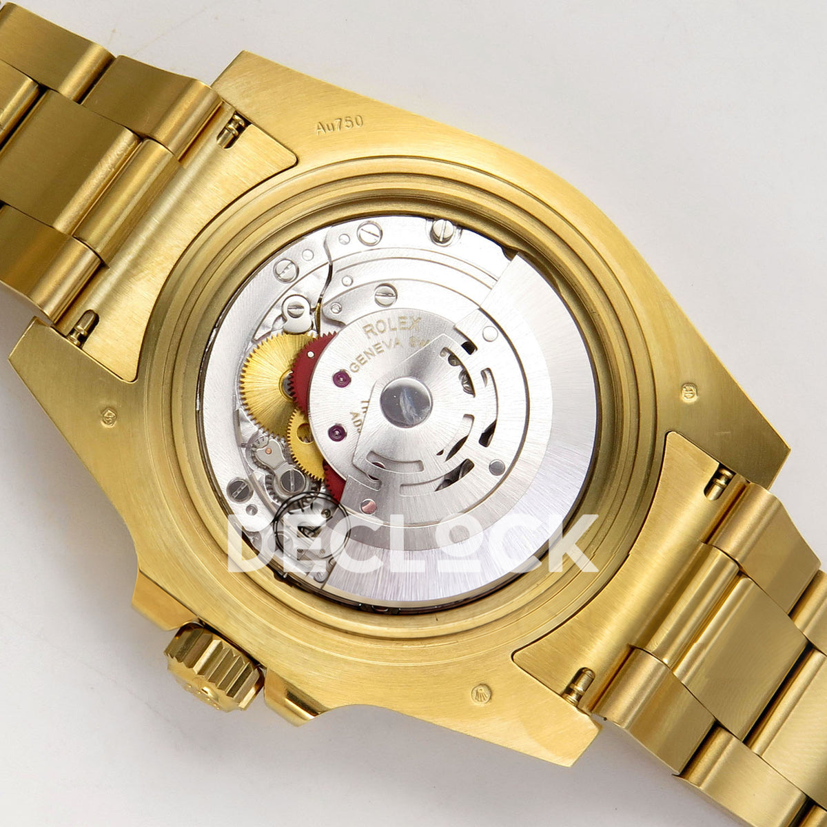 Rolex Submariner 40mm 116618LN WF Black Dial Yellow Gold DD3135 replica - movement back