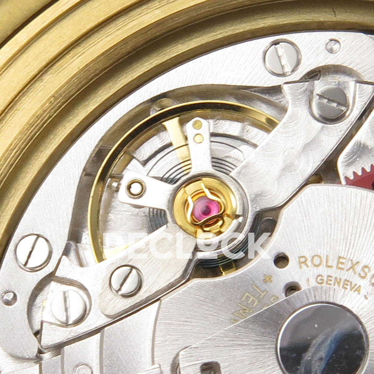 Rolex Submariner 40mm 116618LN WF Black Dial Yellow Gold DD3135 replica - balance detail