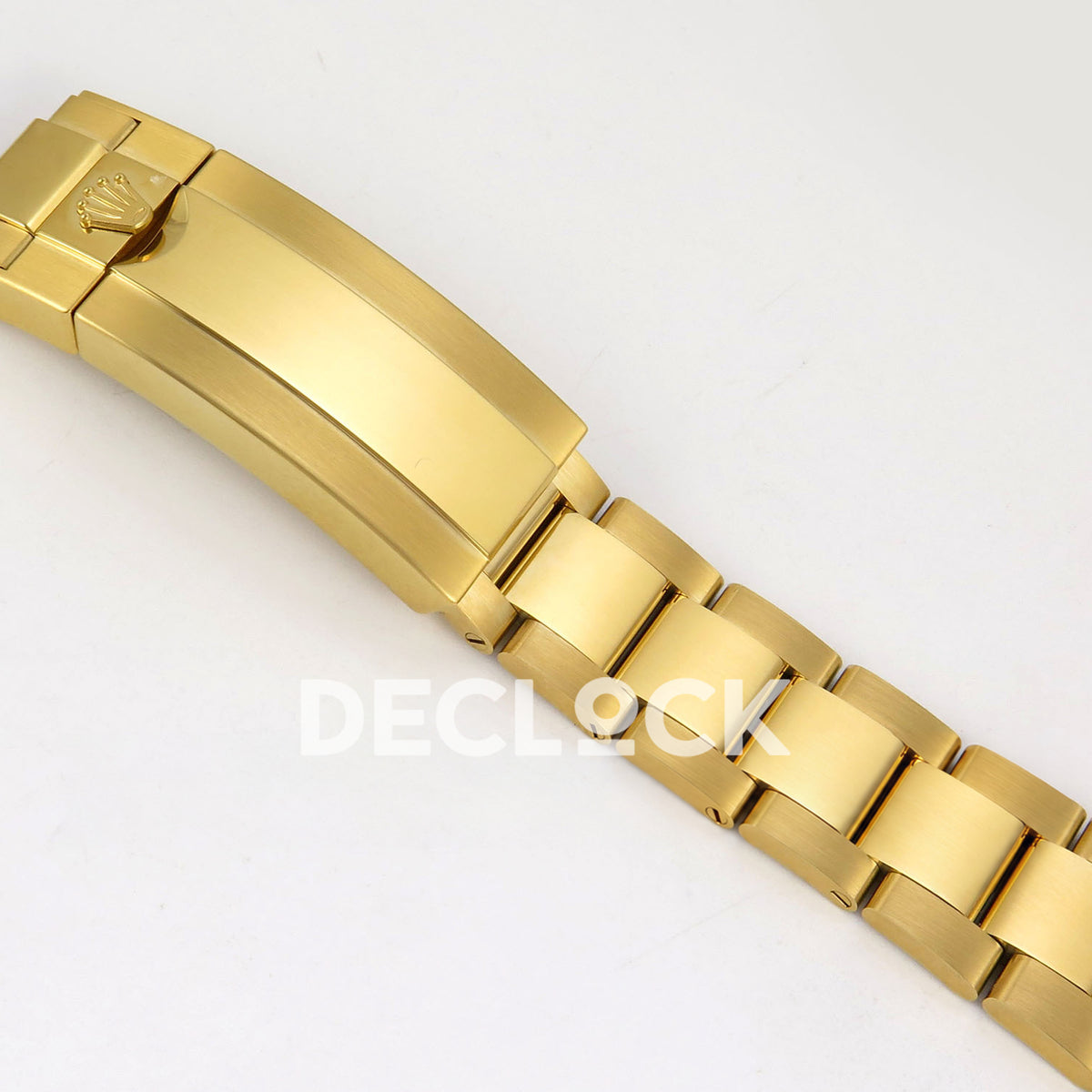 Rolex Submariner 40mm 116618LN WF Black Dial Yellow Gold DD3135 replica - bracelet clasp