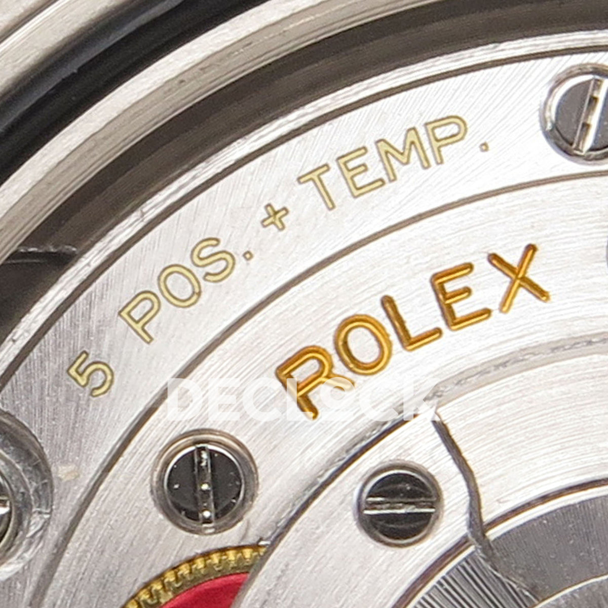Rolex Submariner 41mm 124060 No Date Gold Maker Black Dial JH3230 Free Sprung replica - movement engraving