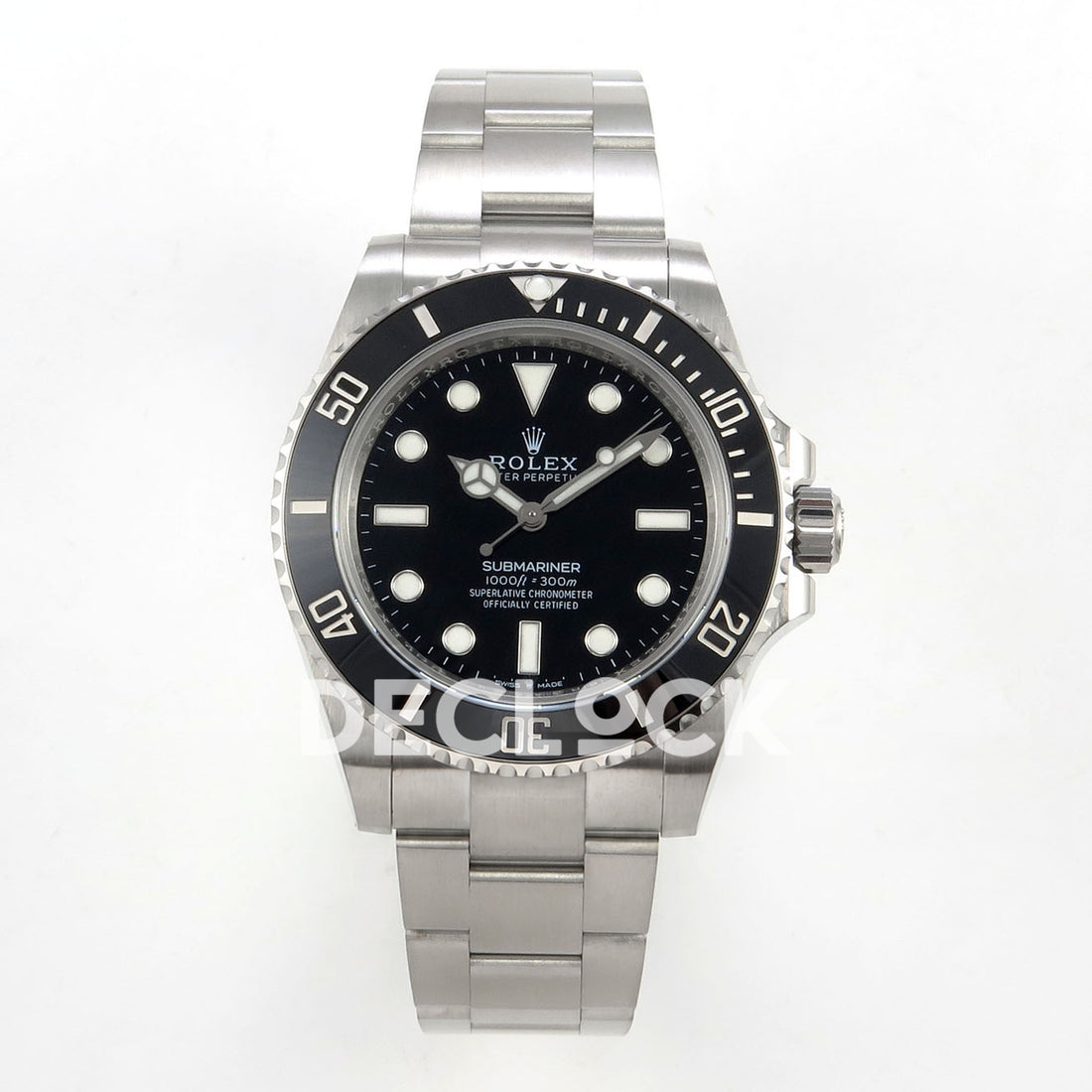 Rolex Submariner 41mm 124060 No Date RCF Black Dial JH3235 replica - front 124060