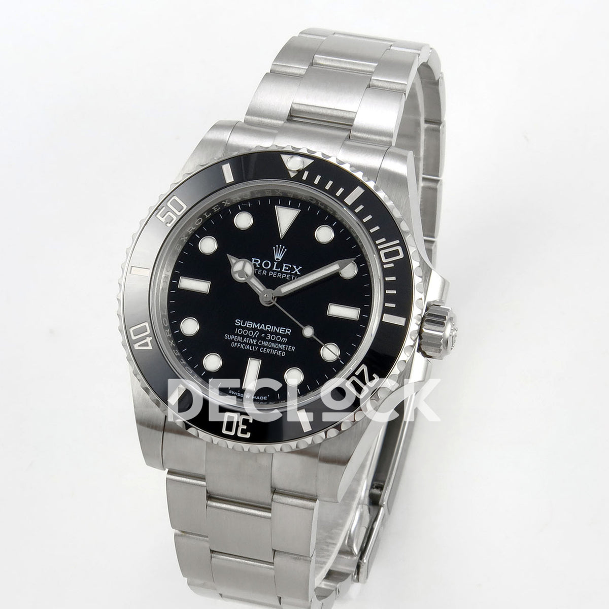 Rolex Submariner 41mm 124060 No Date RCF Black Dial JH3235 replica - three quarter