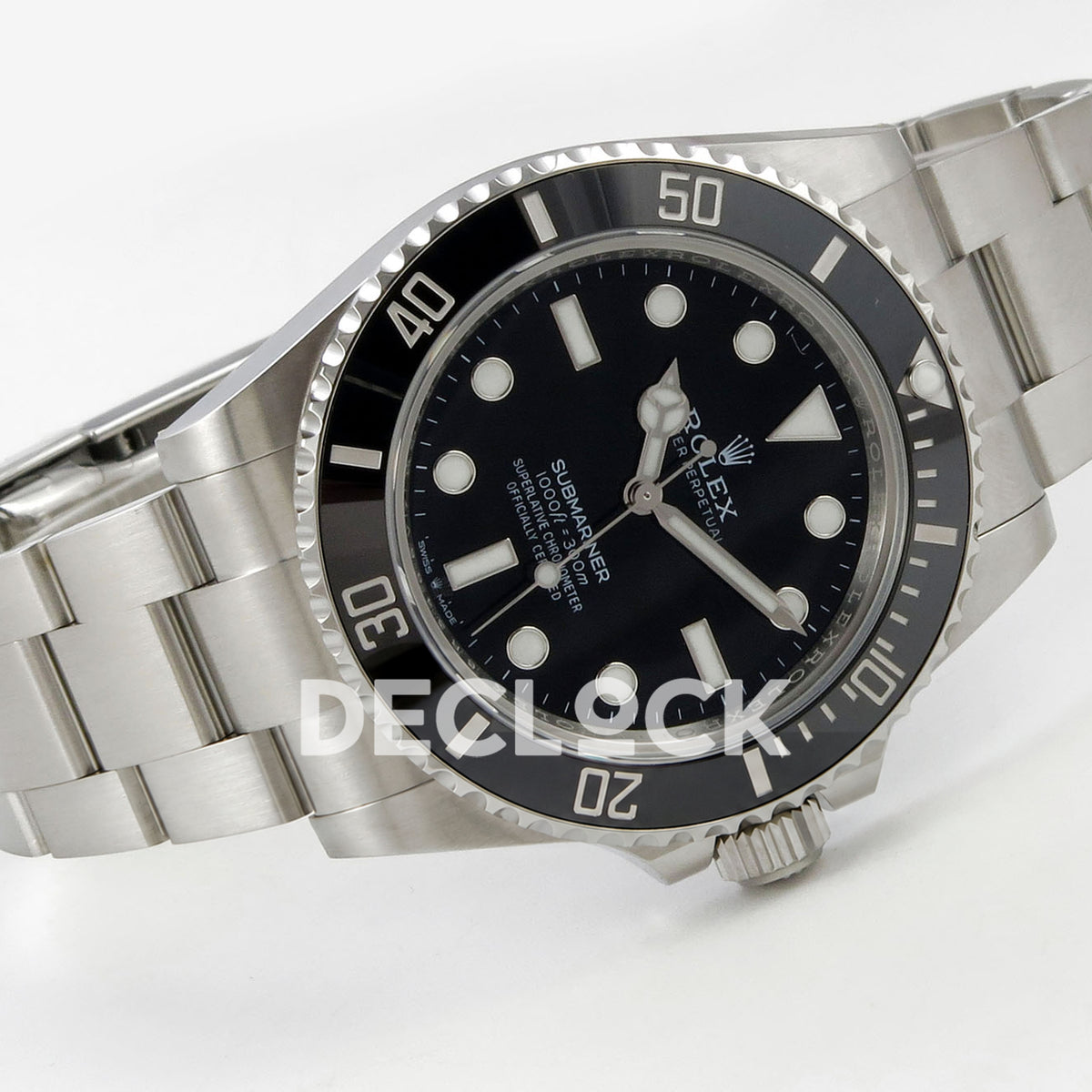 Rolex Submariner 41mm 124060 No Date RCF Black Dial JH3235 replica - full watch left