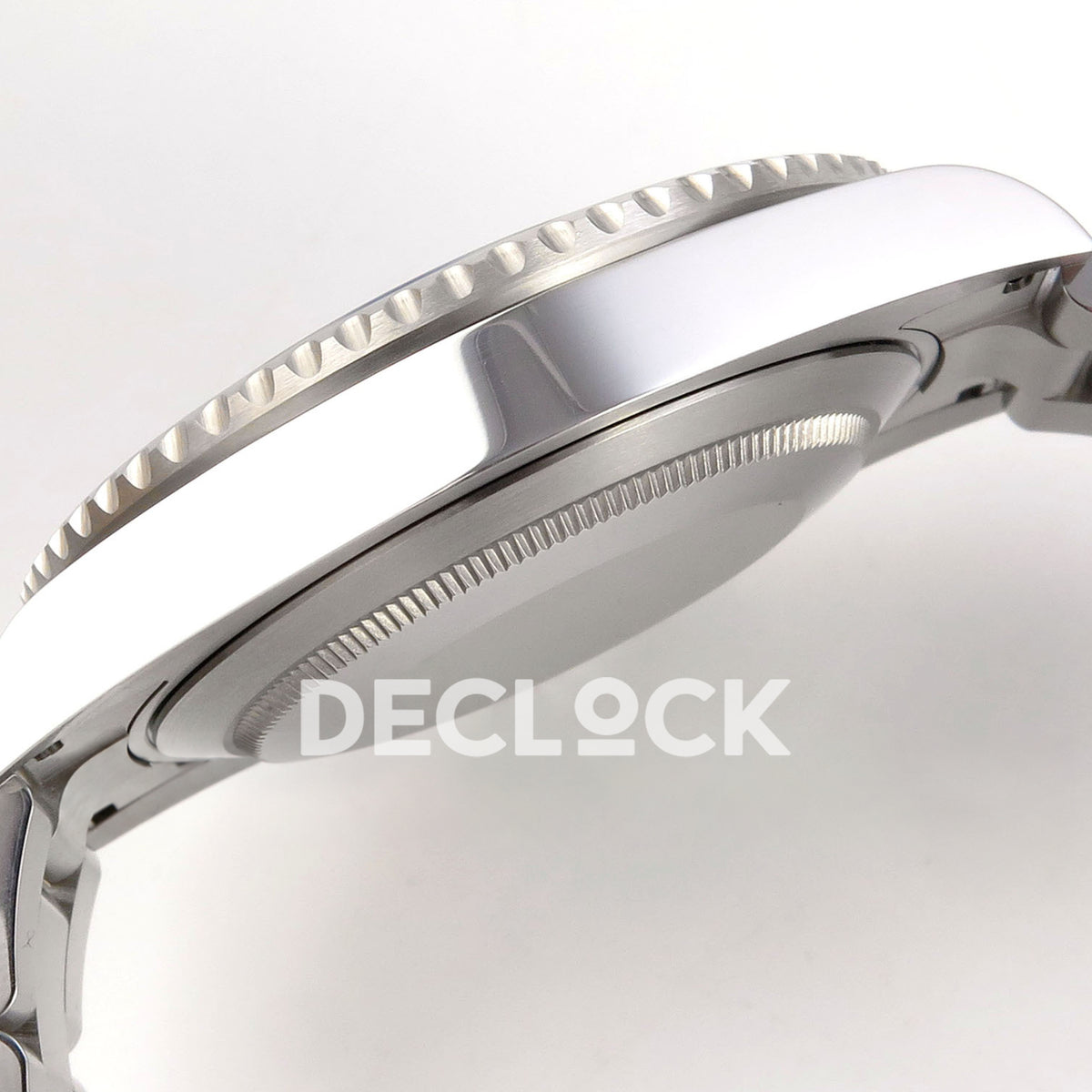 Rolex Submariner 41mm 124060 No Date RICH Black Dial JH3230 V2 Free Sprung replica - case side