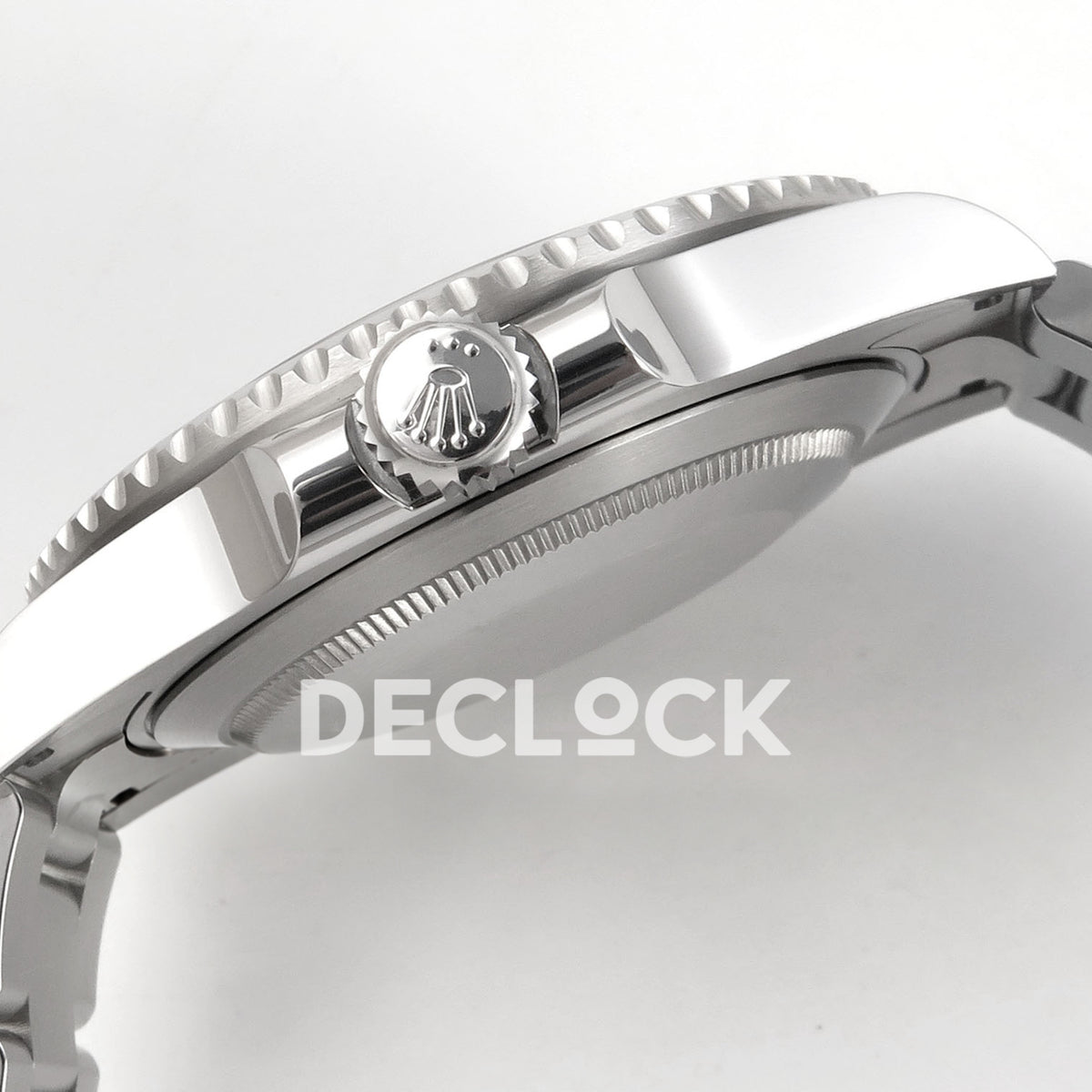 Rolex Submariner 41mm 124060 No Date RICH Black Dial JH3230 V2 Free Sprung replica - crown side