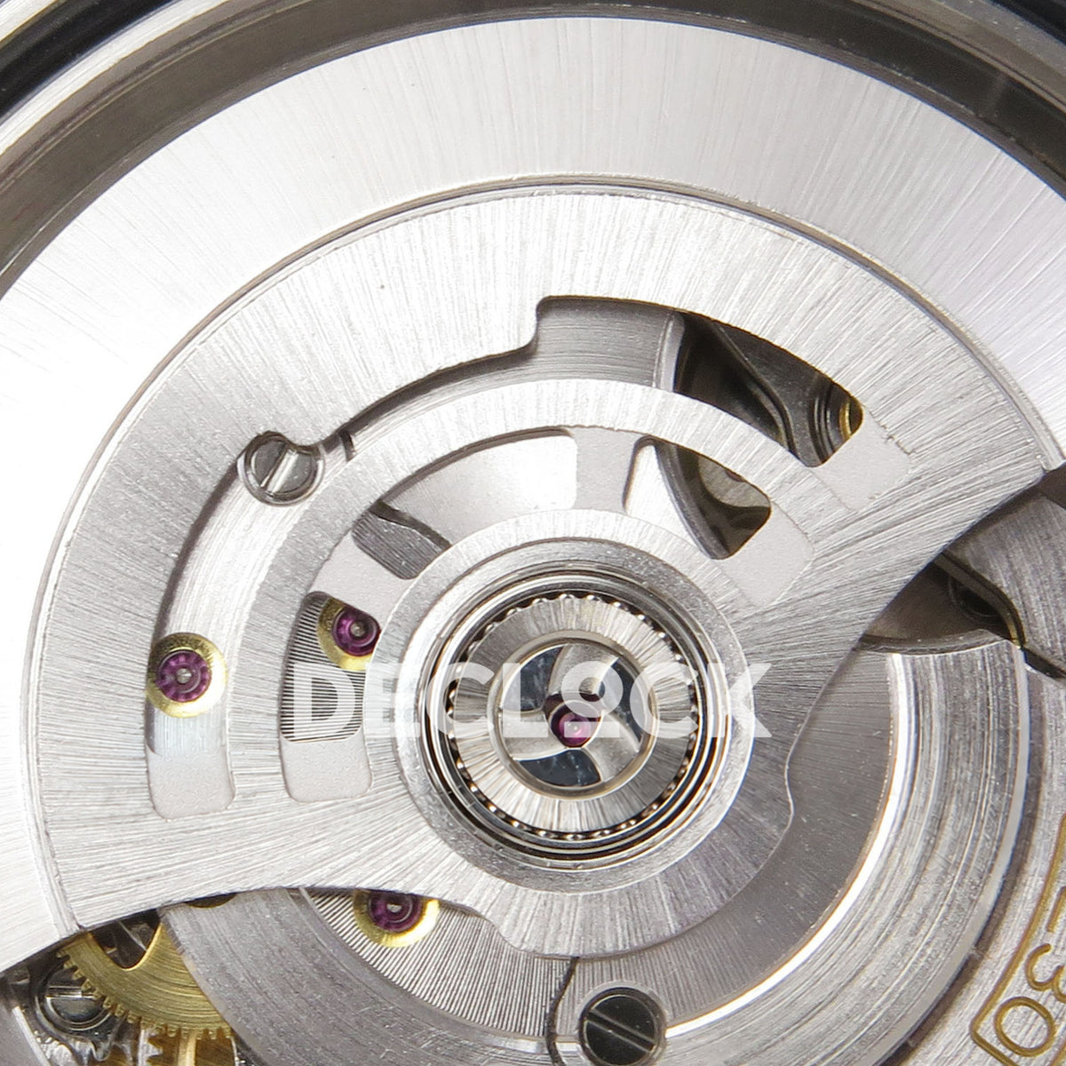 Rolex Submariner 41mm 124060 No Date RICH Black Dial JH3230 V2 Free Sprung replica - rotor closeup