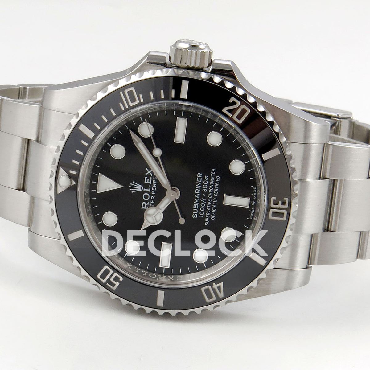 Rolex Submariner 41mm 124060 No Date VF Black Dial DD3230 replica - full watch right