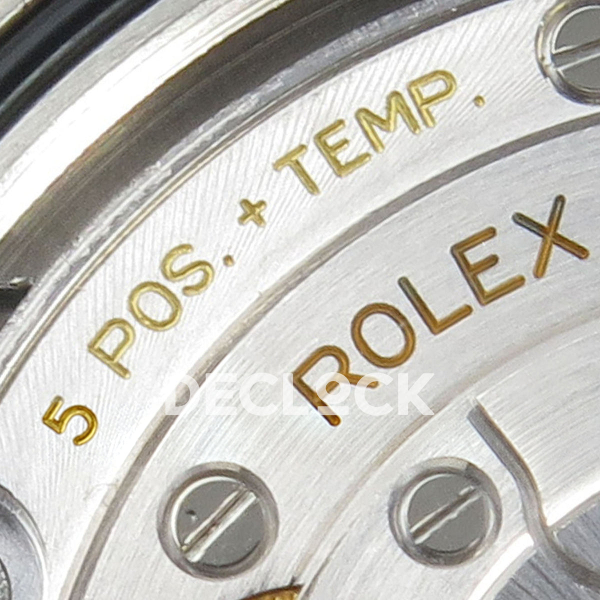 Rolex Submariner 41mm 124060 No Date VF Black Dial DD3230 replica - movement engraving