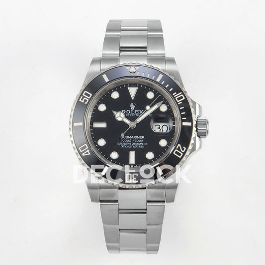 Rolex Submariner 126610LN 41mm QF Black Dial Black Bezel QF3235 replica - front