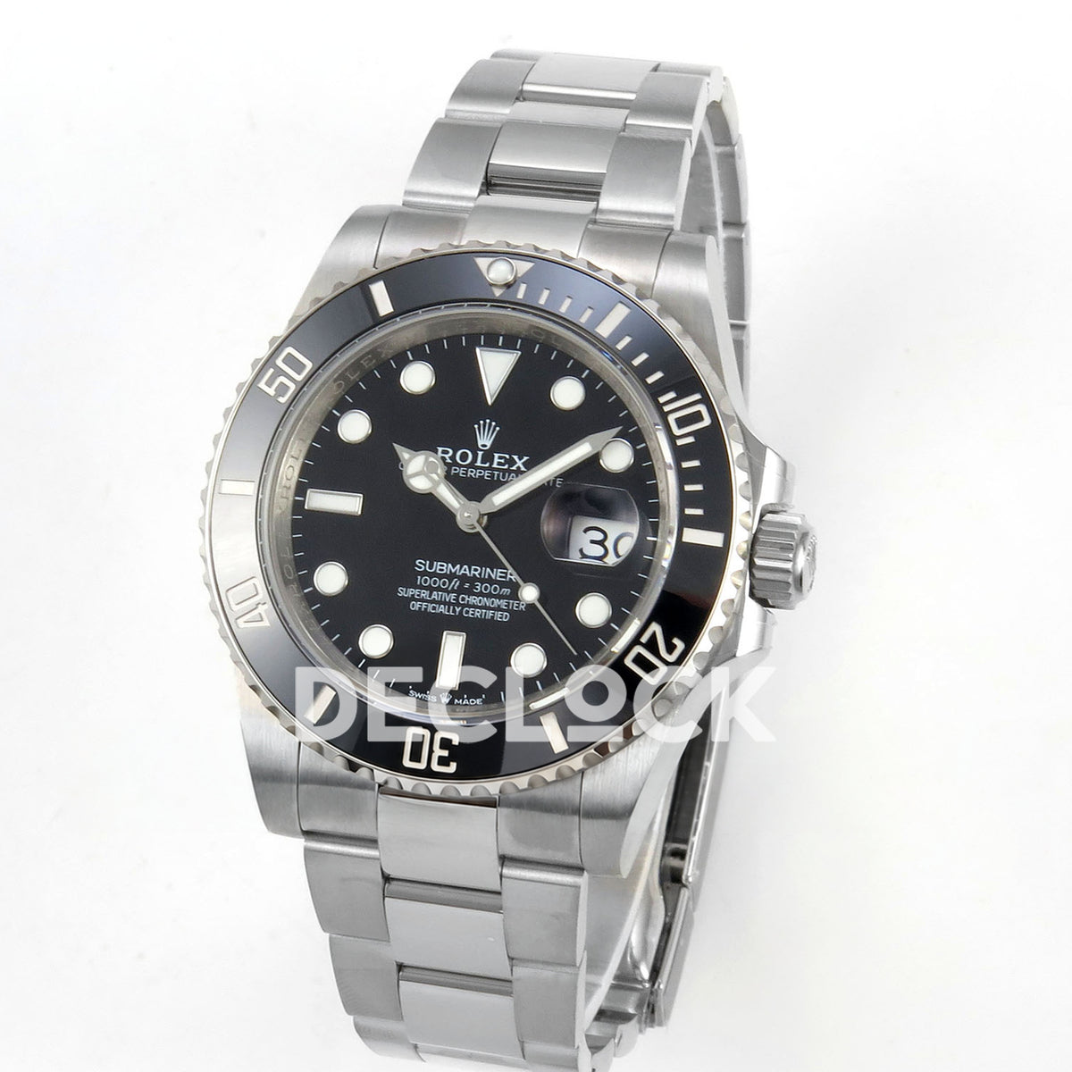 Rolex Submariner 126610LN 41mm QF Black Dial Black Bezel QF3235 replica - three quarter