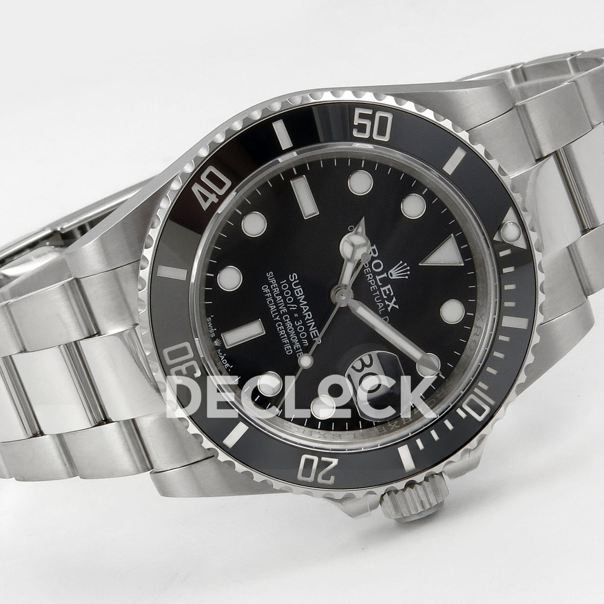 Rolex Submariner 126610LN 41mm QF Black Dial Black Bezel QF3235 replica - full watch left