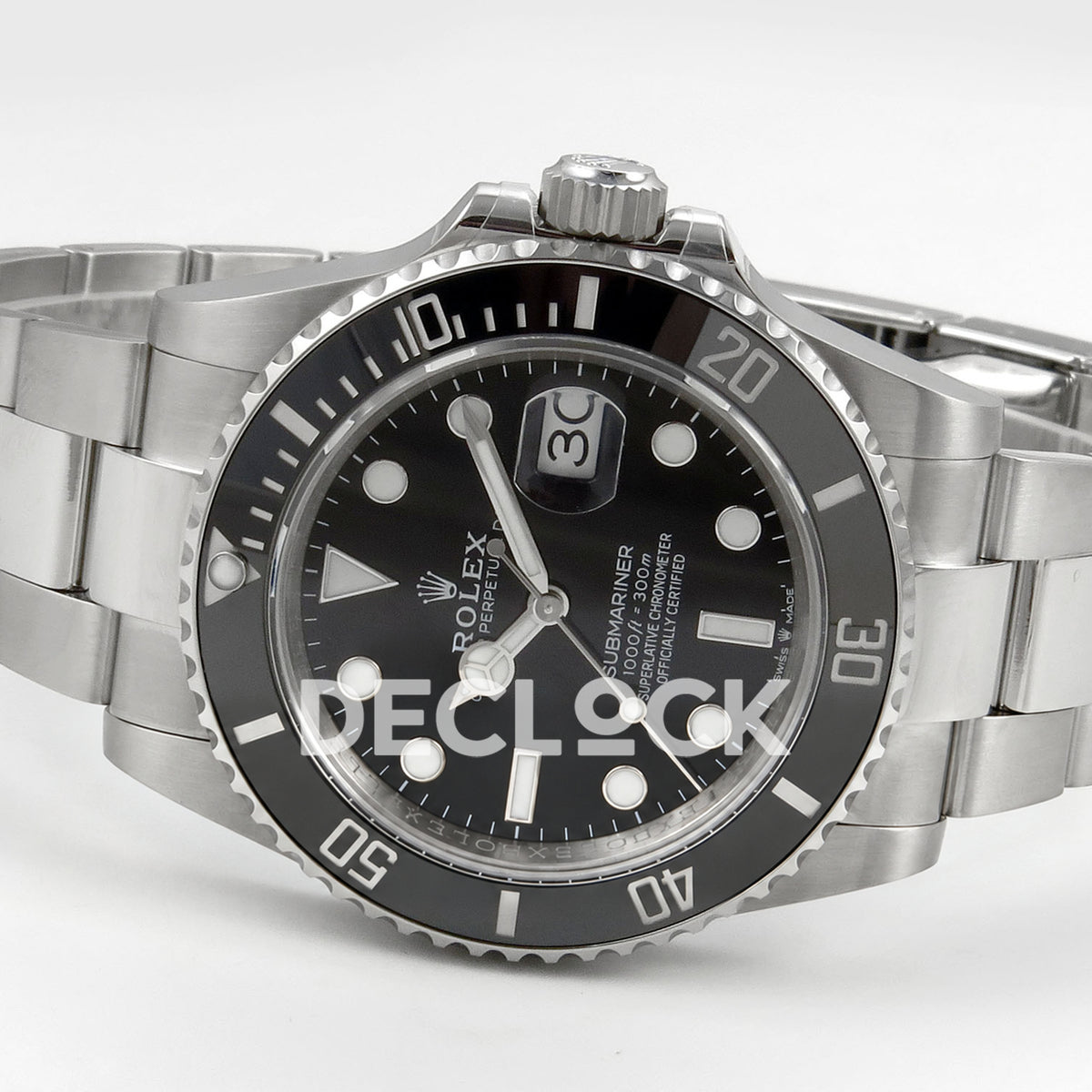 Rolex Submariner 126610LN 41mm QF Black Dial Black Bezel QF3235 replica - full watch right