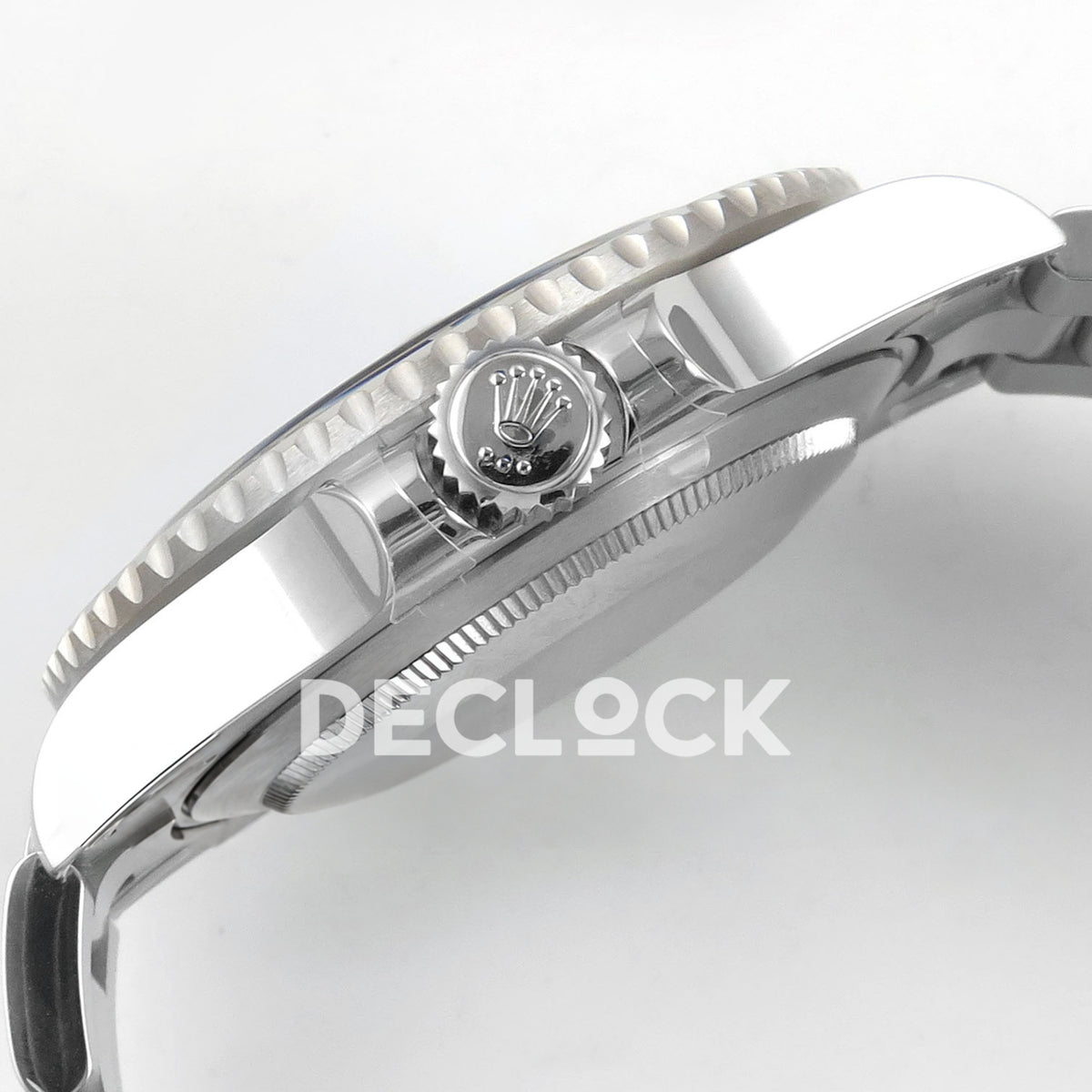 Rolex Submariner 126610LN 41mm QF Black Dial Black Bezel QF3235 replica - crown side