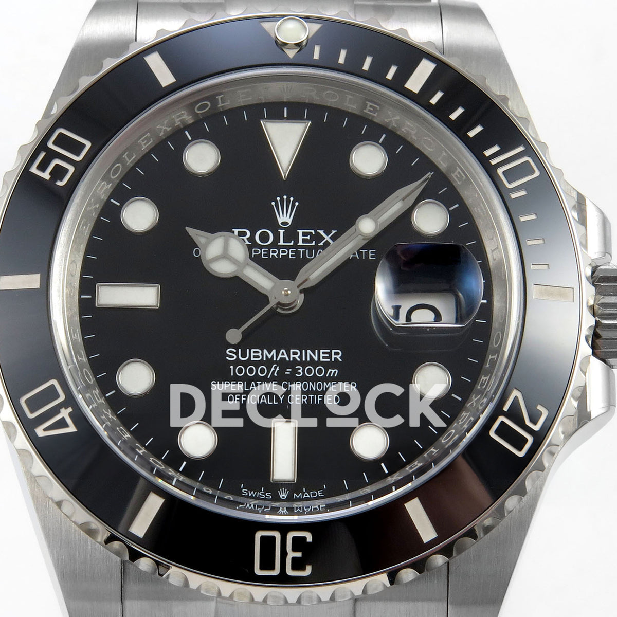 Rolex Submariner 126610LN 41mm SCF Black Dial DD3235 replica - dial closeup