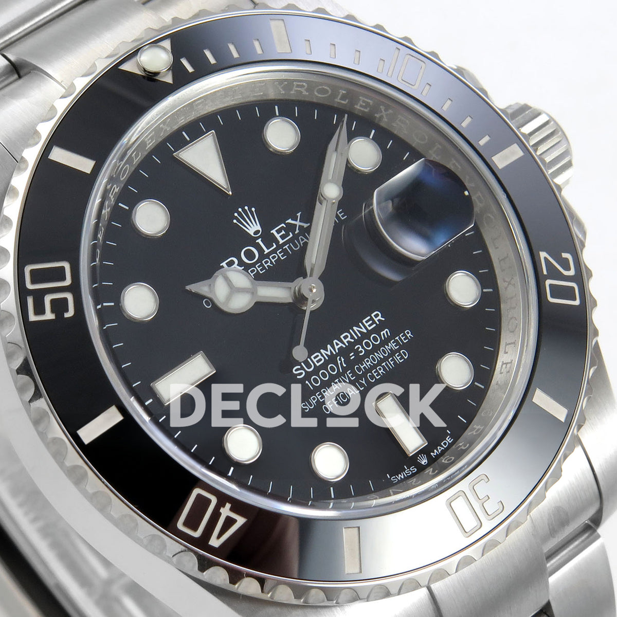 Rolex Submariner 126610LN 41mm SCF Black Dial DD3235 replica - dial angle left