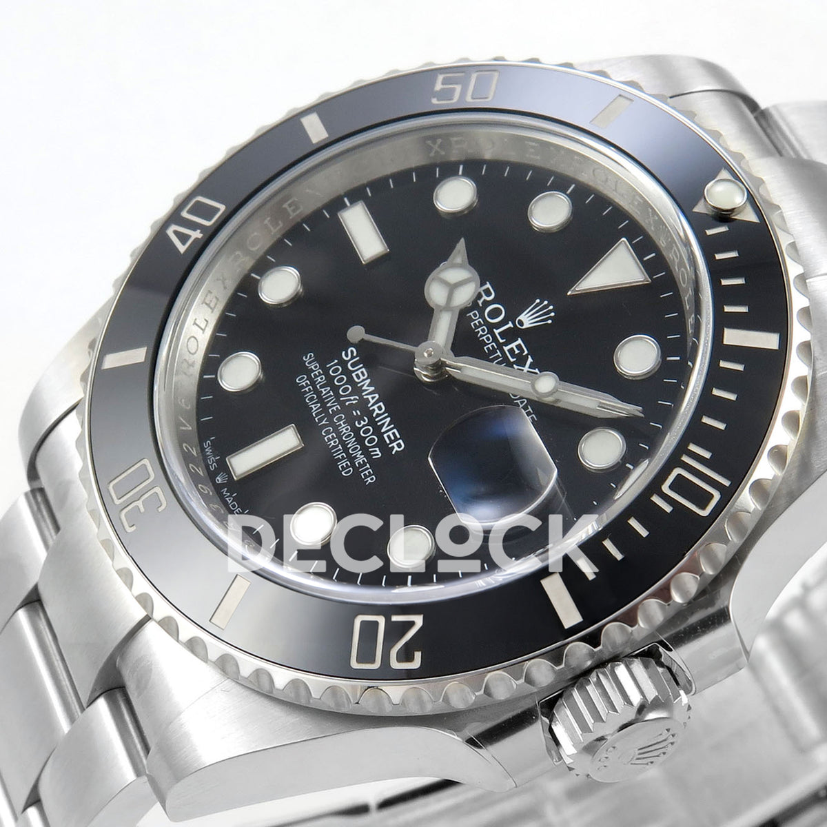 Rolex Submariner 126610LN 41mm SCF Black Dial DD3235 replica - dial angle right