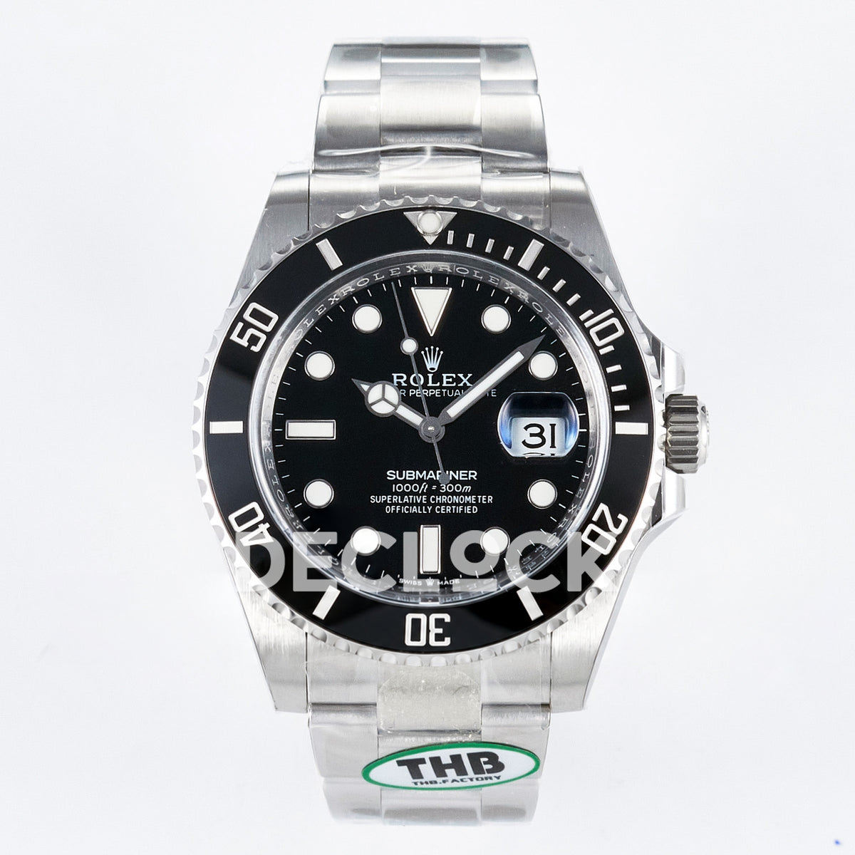 Rolex Submariner 126610LN 41mm THBF Steel Black Dial SH3235 replica - front