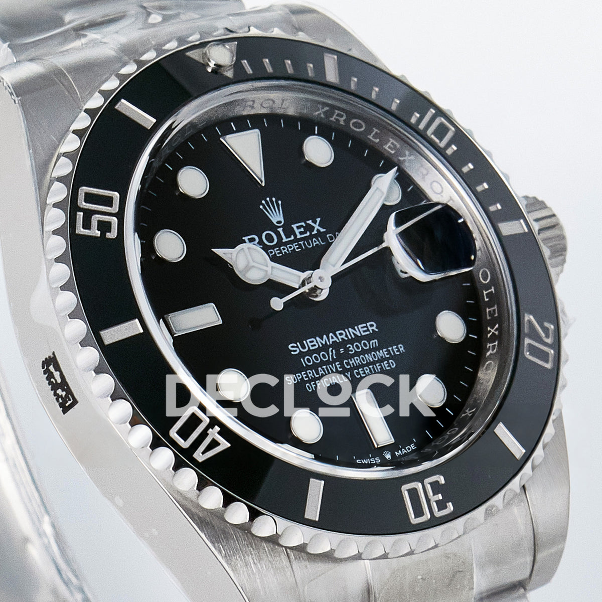Rolex Submariner 126610LN 41mm THBF Steel Black Dial SH3235 replica - opposite front angle