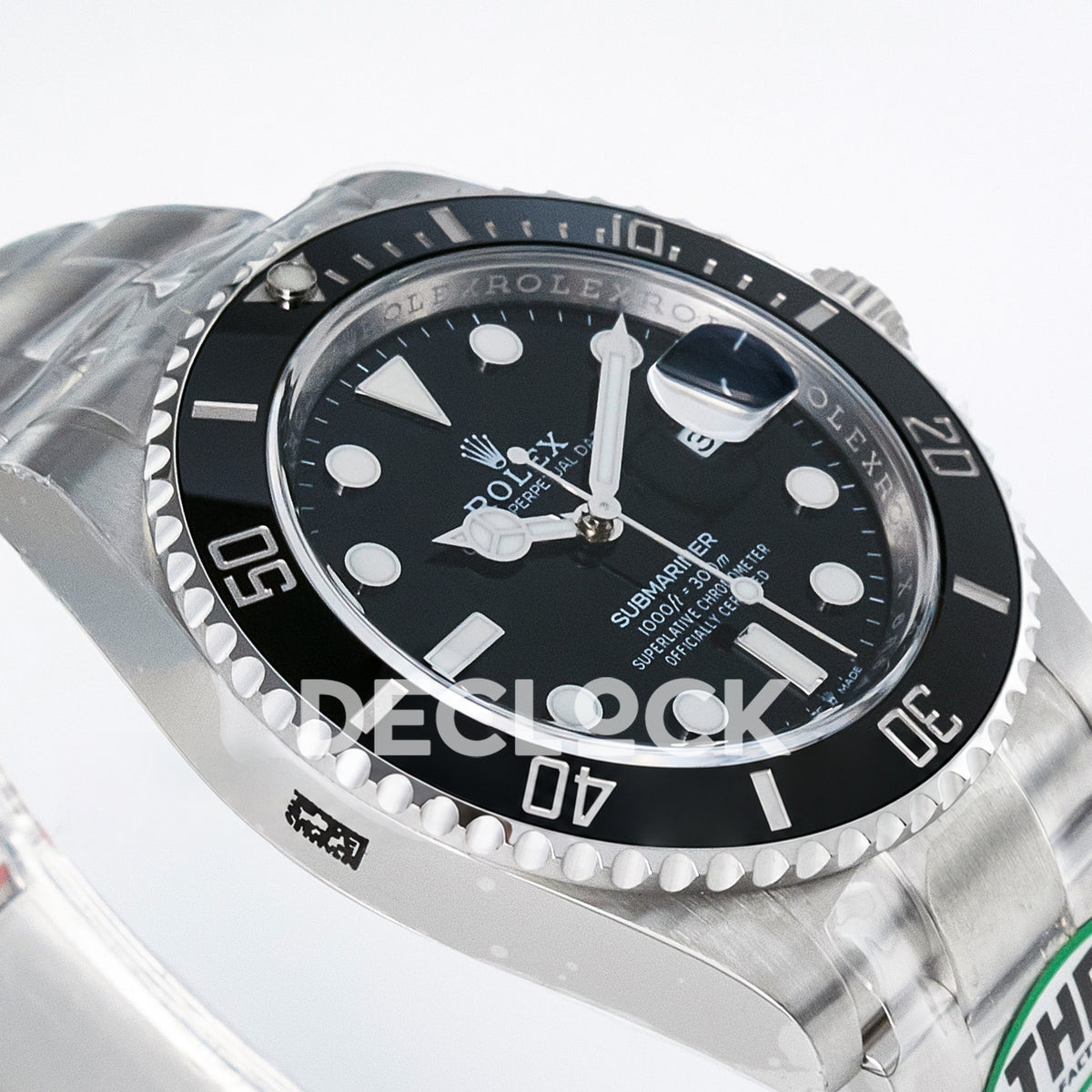 Rolex Submariner 126610LN 41mm THBF Steel Black Dial SH3235 replica - opposite dial angle