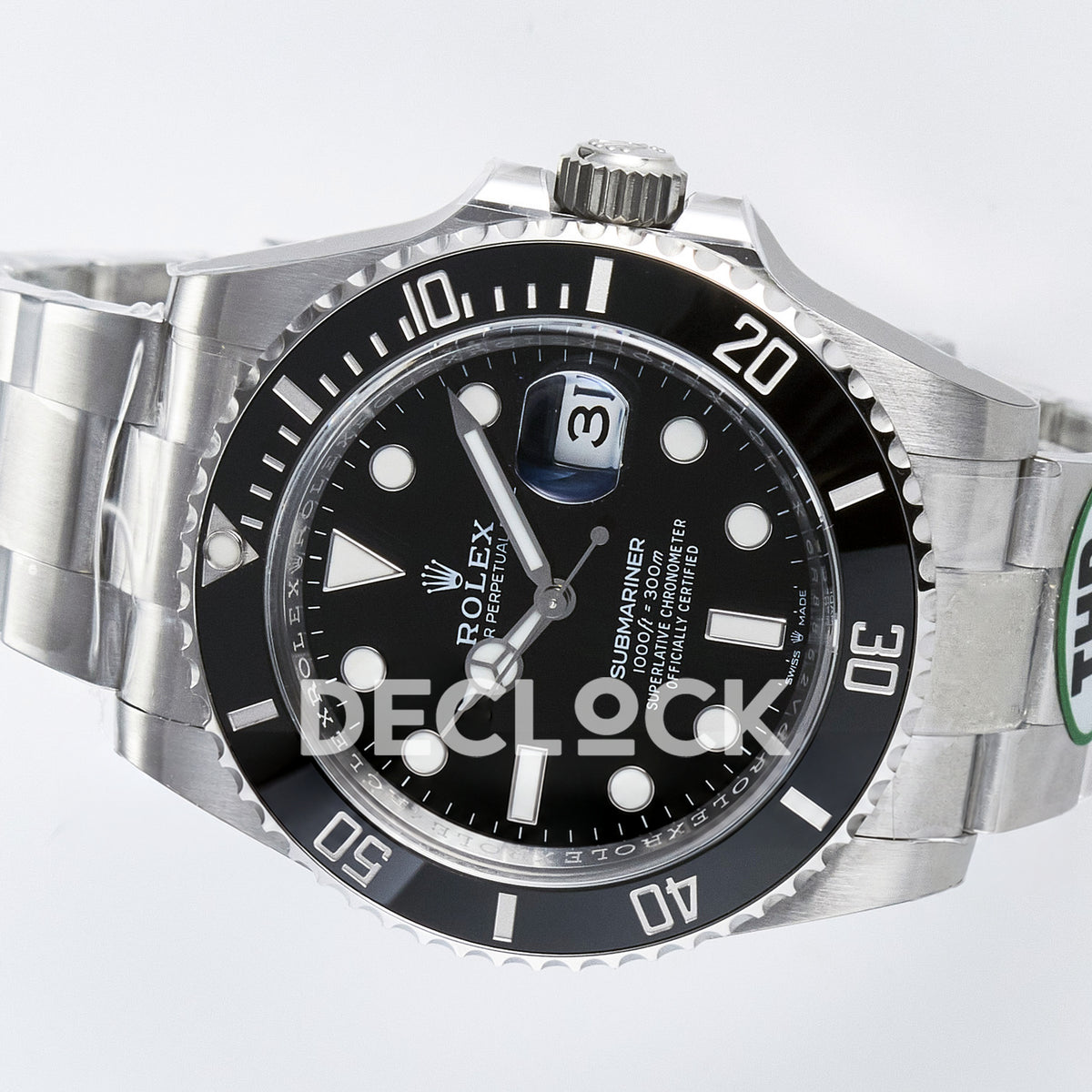 Rolex Submariner 126610LN 41mm THBF Steel Black Dial SH3235 replica - rotated dial