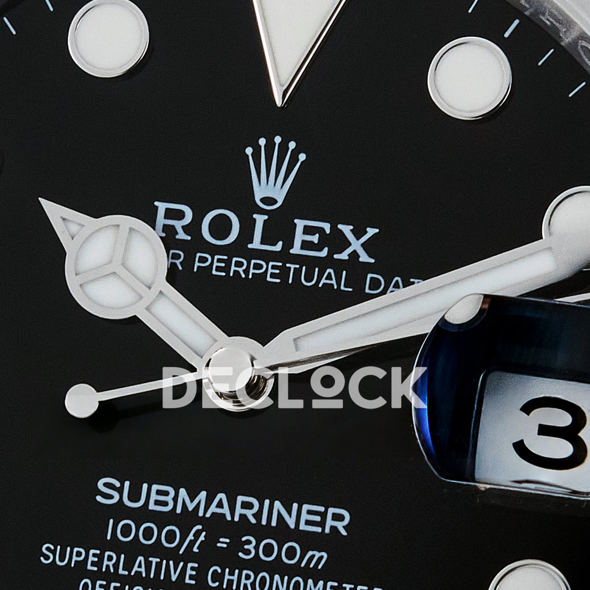 Rolex Submariner 126610LN 41mm THBF Steel Black Dial SH3235 replica - dial macro