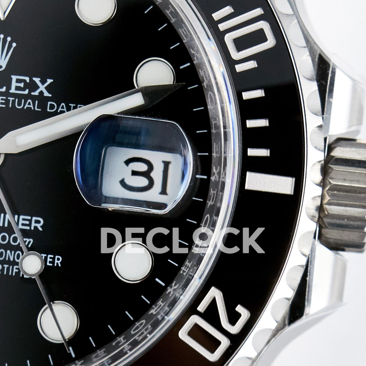 Rolex Submariner 126610LN 41mm THBF Steel Black Dial SH3235 replica - crown date macro