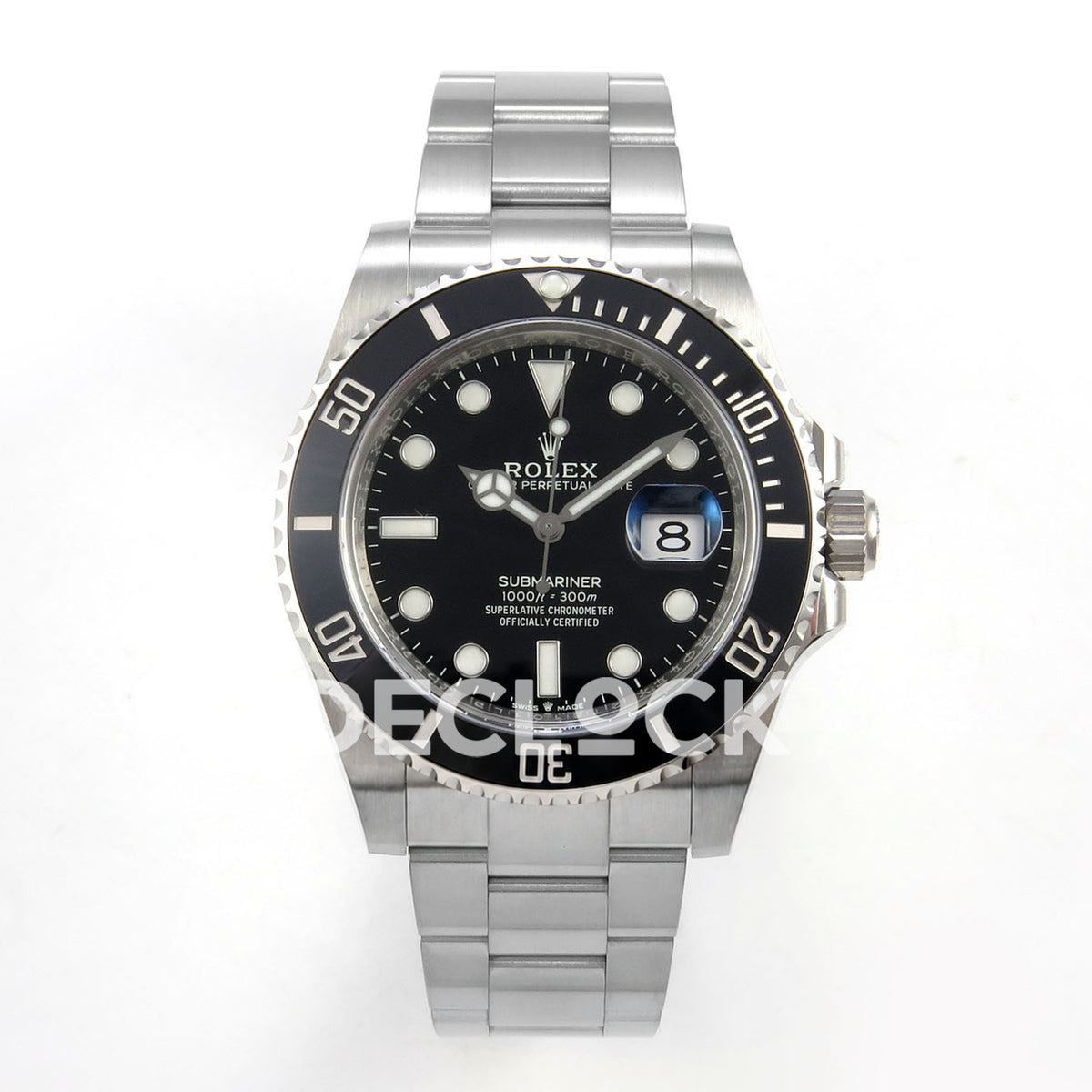Rolex Submariner 126610LN 41mm VF Black Ceramic DD3235 replica - front