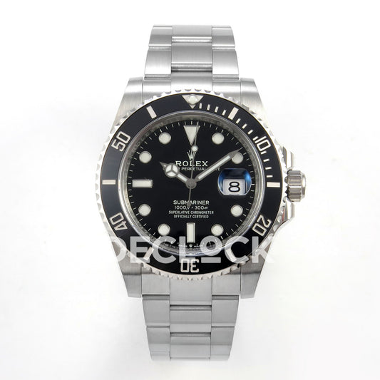 Rolex Submariner 126610LN 41mm VF Black Ceramic DD3235 replica - front