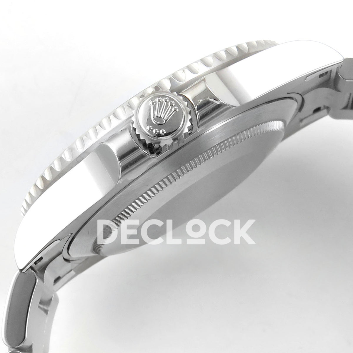 Rolex Submariner 126610LN 41mm VF Black Ceramic DD3235 replica - crown side