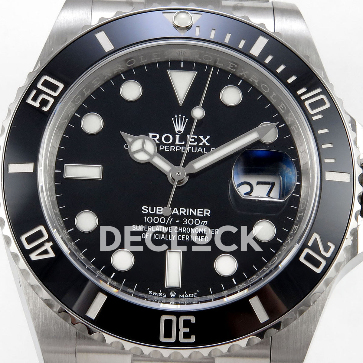 Rolex Submariner 41mm 126610LN ARF Black Dial DD3235 replica - dial closeup