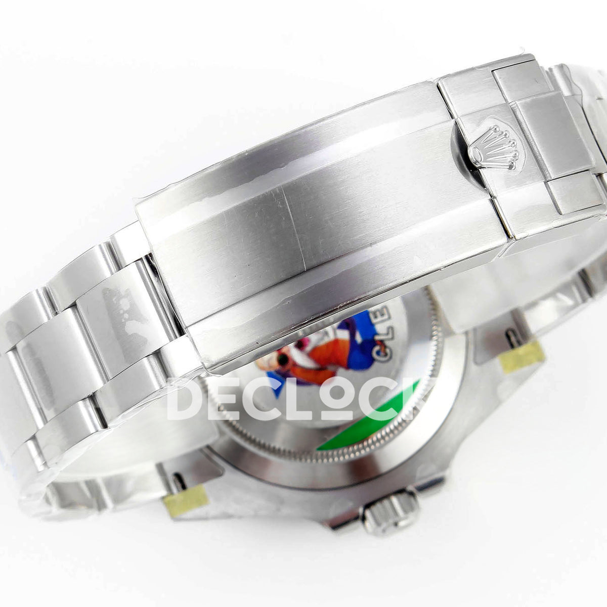 Rolex Submariner 126610LN Clean Factory VR3235 - clasp caseback angle