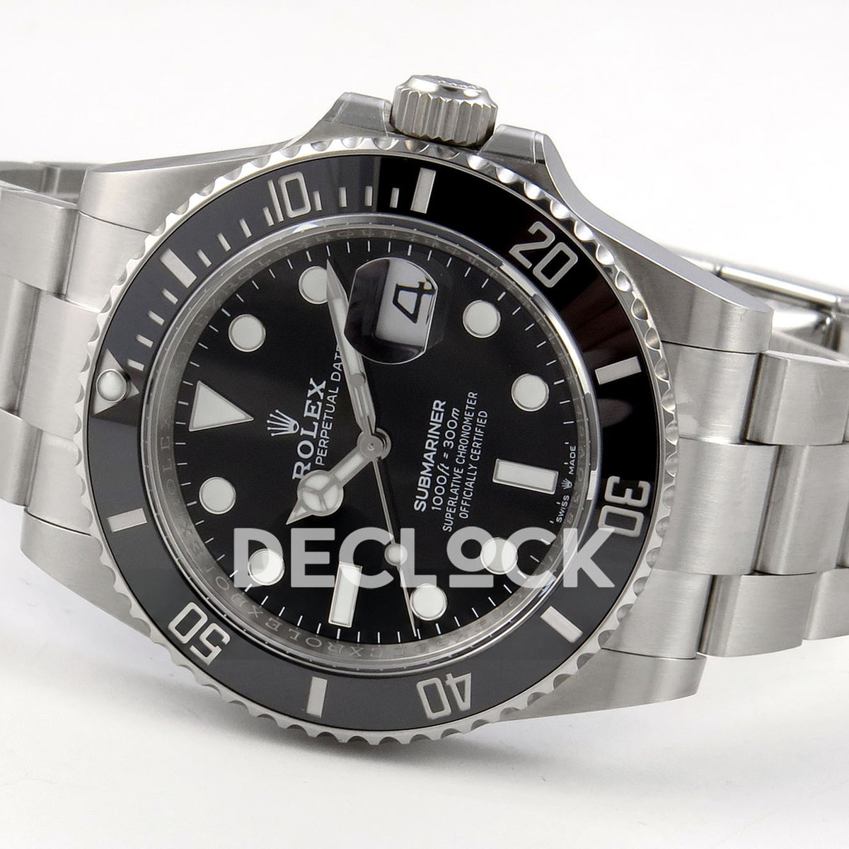 Rolex Submariner 41mm 126610LN QF Black Dial JH3235 Free Sprung replica - full watch right