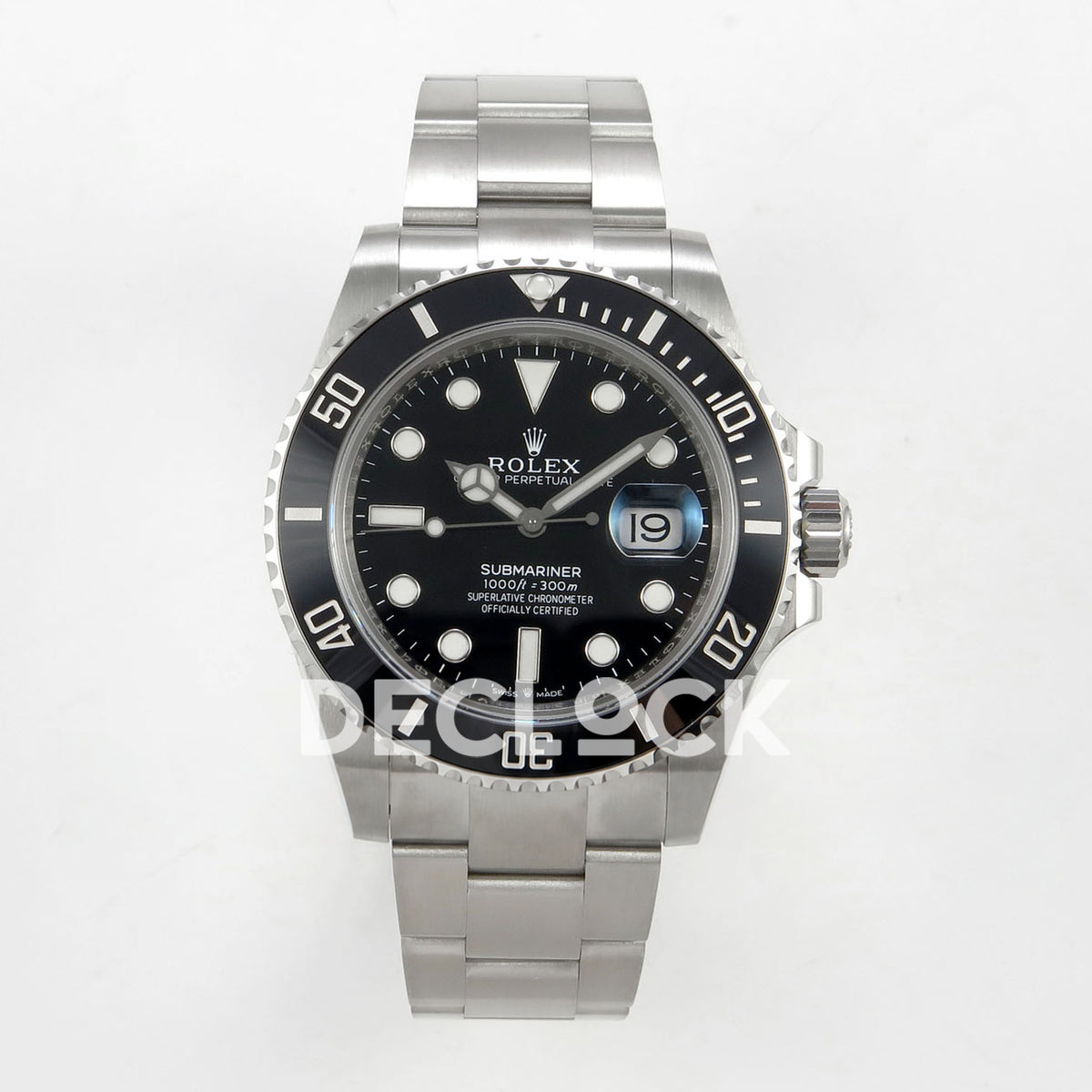 Rolex Submariner 41mm 126610LN RGF Black Dial Black Bezel JH3235 replica - front