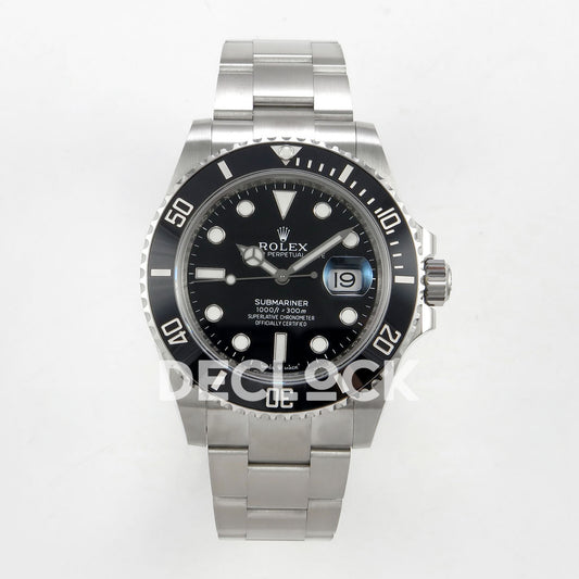 Rolex Submariner 41mm 126610LN RGF Black Dial Black Bezel JH3235 replica - front