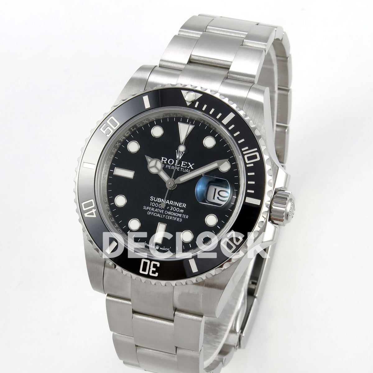 Rolex Submariner 41mm 126610LN RGF Black Dial Black Bezel JH3235 replica - three quarter